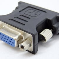 DVI-I(オス29ピン)  - VGA(メス) DVI/VGA変換コネクタ エスエスエーサービス SDVIM-VGAF