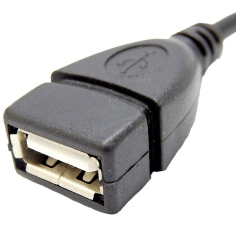 USB2.0 L型延長ケーブル USB接続ハードディスク録画対応 TV  [ USB A(オス) - A(メス)L型 ・20cm ] SU2-AA20BL 20CM 左向き