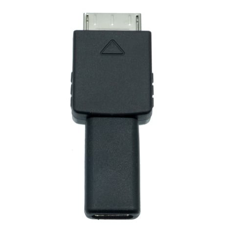 お得な2個セット WALKMAN 充電・転送対応 変換アダプタ コネクタ WMポート（オス ）USB2.0Type-C（メス）STCF-WKM-2P エスエスエーサービス