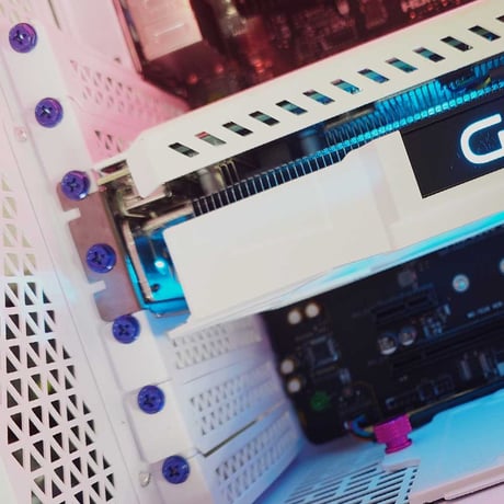 カラバリネジ 十字穴付き六角インチネジ ブルー パソコン 電源 I/Oパネル マザーボード固定 グラフィックカード固定 エスエスエーサービス SN-022BL
