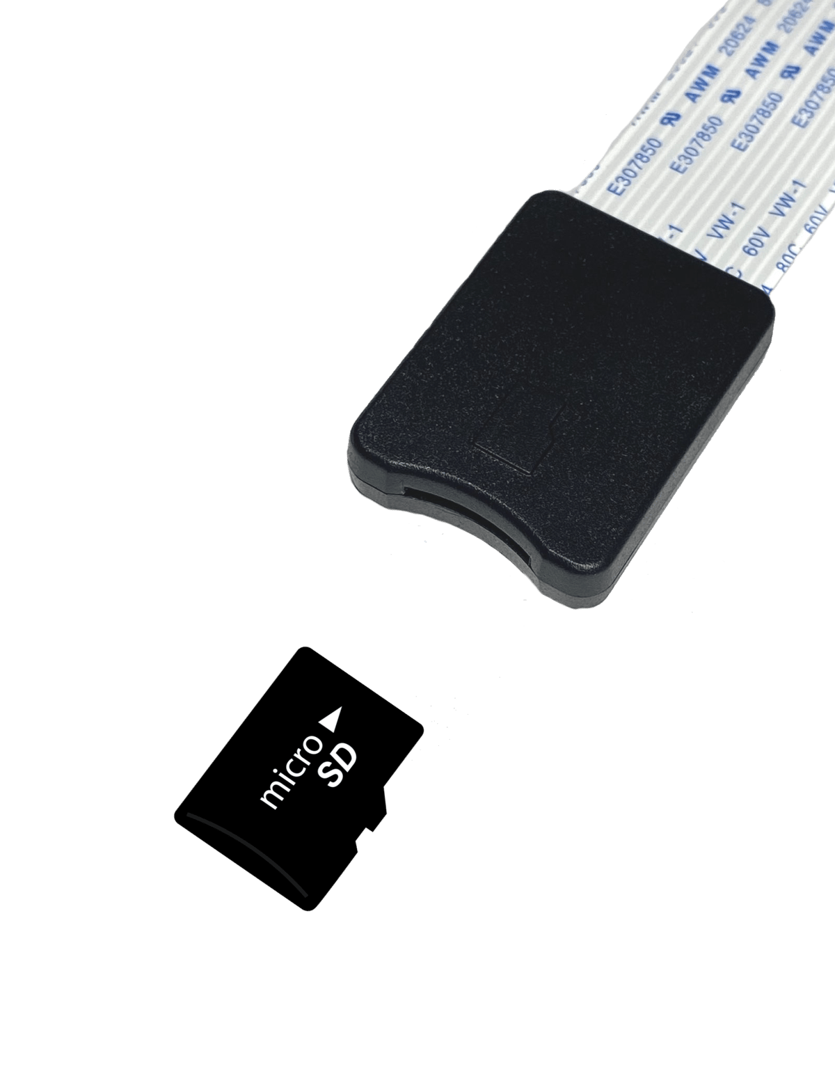 microSD スロット延長ケーブル 約8センチ SD-EXT8TF リボンケーブル