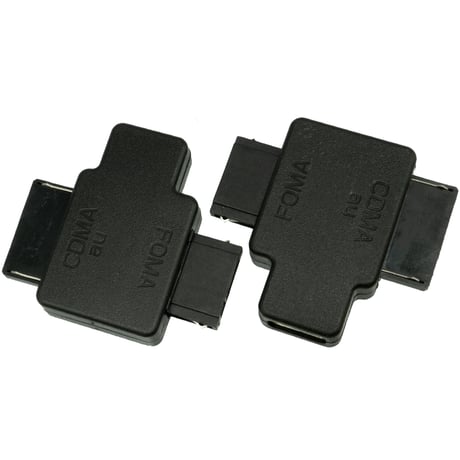 【2個セット】エスエスエーサービス　ガラケー 充電専用 Type-C(メス) - FOMA SoftBank＆au 充電変換コネクタ STCF-GFAM-2P