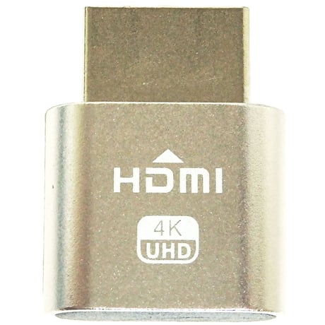 HDMI 4K仮想ディスプレイエミュレーター SSA エスエスエーサービス MS-004 日本語マニュアル付