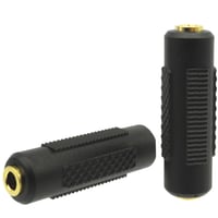 オトクな2個セット エスエスエーサービス [3.5mmステレオミニプラグ(3極) 中継コネクタ ] メス - メス ST35-ST35FF-2P