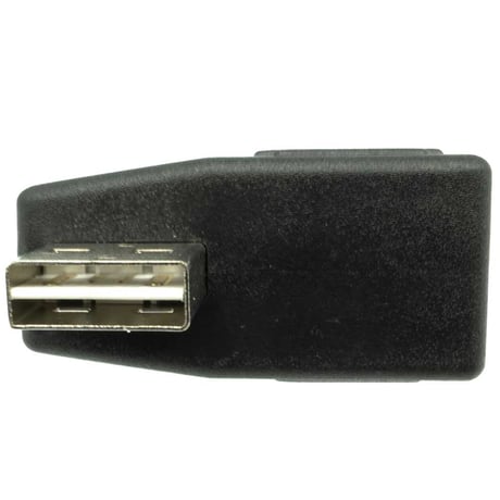 エスエスーエーサービス USB2.0 両差対応 2個セット リバーシブル USB A(オス) - USB A(メス) L型リバーシブルコネクタ 充電・転送対応 SUAM-UAFW-2P