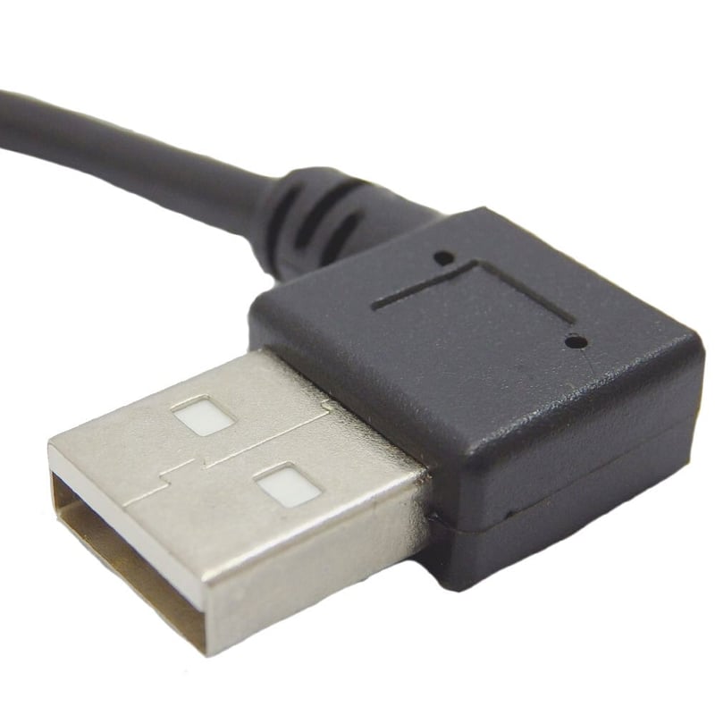 USB2.0 L型延長ケーブル USB接続ハードディスク録画対応 TV [ USB A