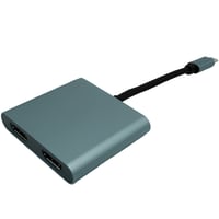 エスエスエーサービス Type-Cオス-HDMIメスx2 デュアルディスプレイ変換ケーブル（約10cm）TCHDMI-10HX2