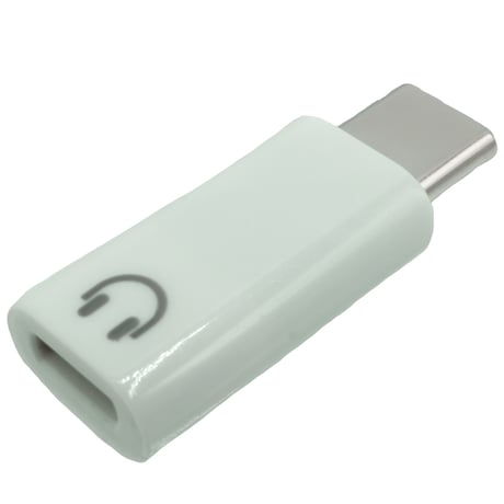 スマホ タブレット パソコンType-C(オス)-Lightningコネクタ イヤホンマイク 変換コネクタ iPhone15/16対応 エスエスエーサービス STCM-LEMF