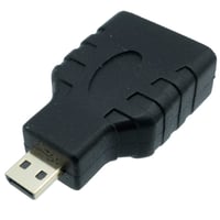 HDMI(メス) - microHDMI(オス) 変換コネクタ エスエスーサービス SMCHM-HDMAF