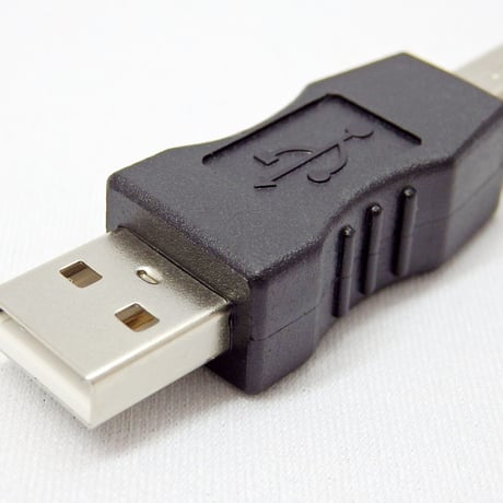 エスエスエーサービス USB A(オス) - USB B(オス) 変換コネクタ 全線ストレート結線 SSA SUAM-UBM