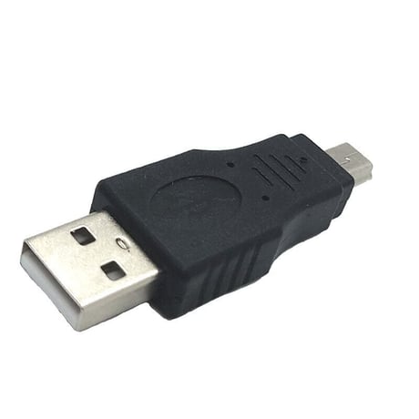 USB2.0 miniUSB 変換コネクタ miniUSB(オス)-USB-A(オス)　エスエスエーサービス SUAM-MIM