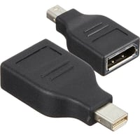 MiniDisplayPort(オス)　→　DisplayPort(メス) 変換コネクタ　エスエスエーサービス SMDPM-DPF 映像 ディスプレーポート ミニディスプレーポート用