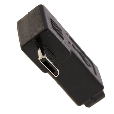 miniUSB 変換コネクタ・L字型 miniUSB(メス) - microUSB(オス) SMIF-MCML エスエスエーサービス