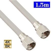 日本製 4K/8K対応 アンテナ4Cケーブル 接栓接栓 1.5m エスエスエーサービス S4-FP-FP-1.5 SSA