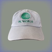 PC WORLD CAP GRAY × GREEN