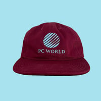 PC WORLD CAP BURGUNDY