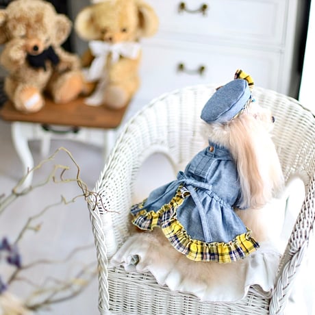 Mie⭐︎Bouquet de muguet ワッフルかごカバー籠付き 完売◉Bouquet de muguet ブーケドゥミュゲ ワッフルかごカバー