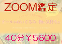 ZOOM鑑定４０分（ドールやぬいぐるみ・ペット版）