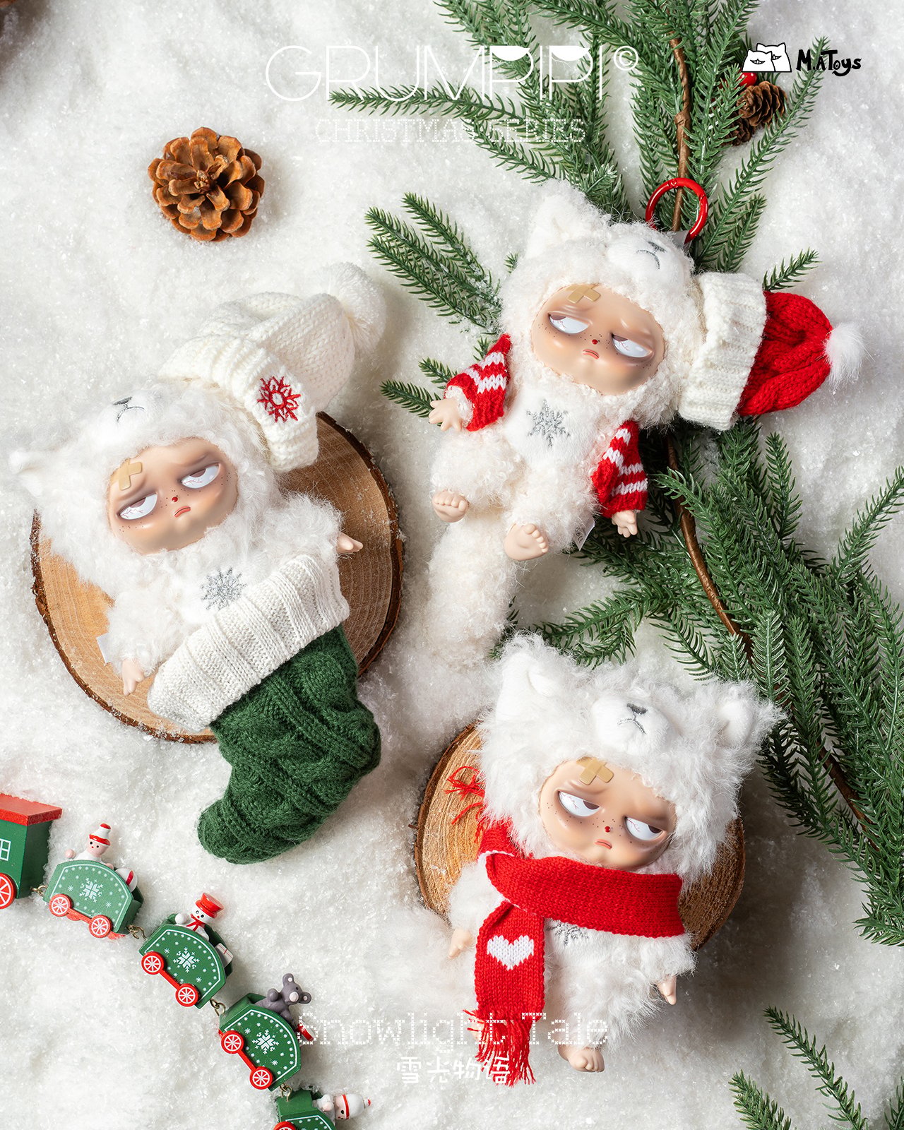 M.A Toys 【 Grumpipi Chrismas series-snowlight t