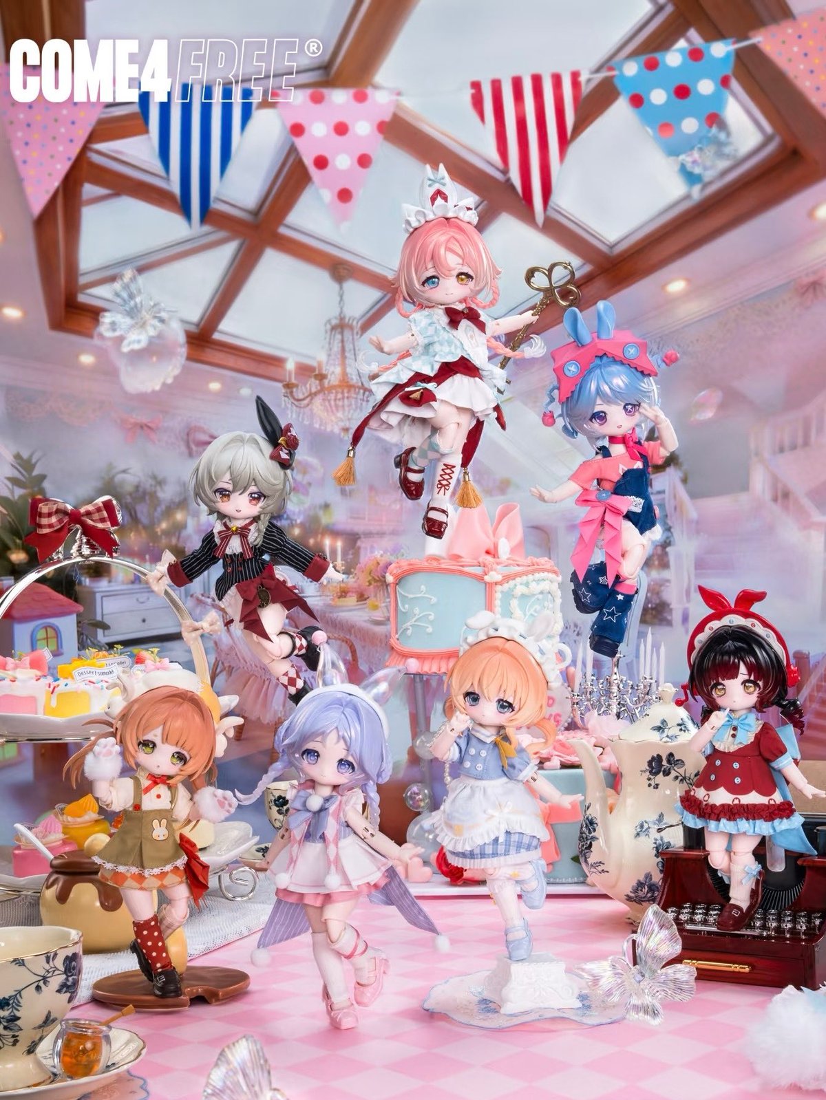 COME4FREE 【 BONNIE6 兎の夢匣 】 ブランドドール BJDドール 1/6ドー