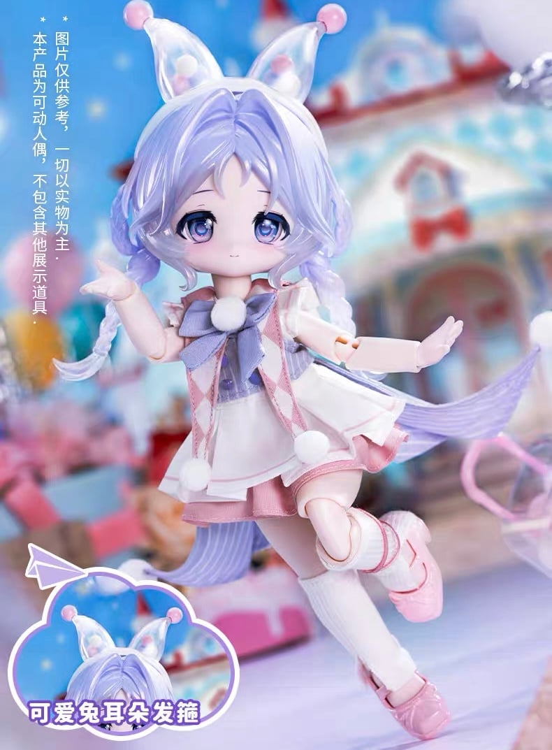 COME4FREE ボニーバニー6　兎の夢匣　帕芙パフ　BJDドール 兎の夢匣 COME4FREE 【 BONNIE6 兎の夢匣 】 ブランドドール BJDドール 1/6ドー