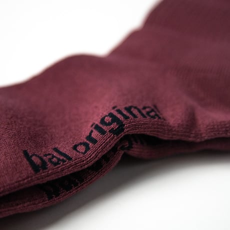 【Mary Jane Exclusive】ACID × BAL × MY LOADS ARE LIGHT -  ACID SOCKS (Burgundy)