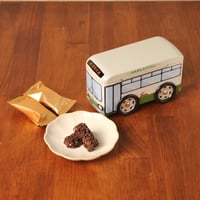 食べて♪遊べる♪奈良交通オリジナルバス缶チョコクランチ
