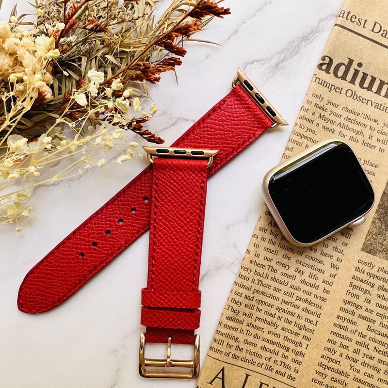 Apple Watch - 新品 アップルウォッチ バンド/41mm Apple Watch 赤 アップルウォッチ バンド 38mm 40mm 41mm apple watch 白