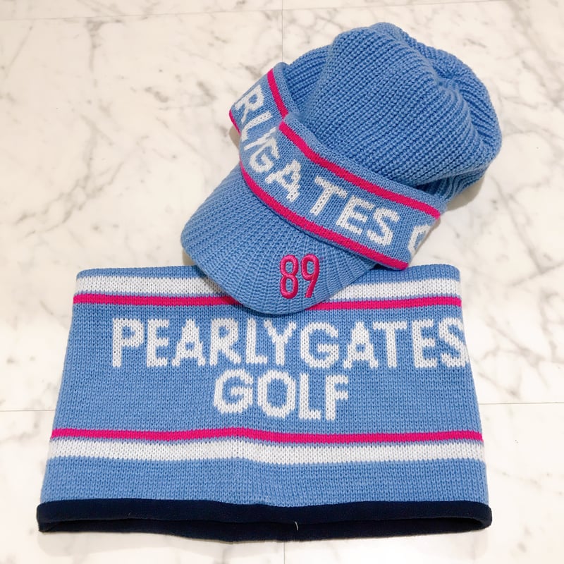PEARLYGATES パーリーゲイツ ニットキャップ&ネックウォーマー PEARLYGATES パーリーゲイツ ニットキャップ&ネックウォーマー