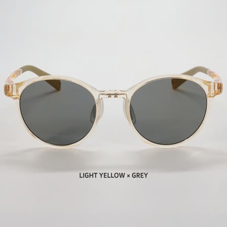 Niho | ラウンド LIGHT YELLOW×GRAY (NH-102 COL.2)