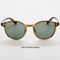 Niho | ラウンド LIGHT BROWN×GREEN (NH-102 COL.4)