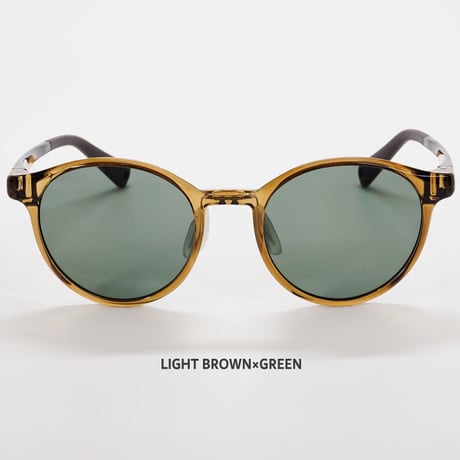 Niho | ラウンド LIGHT BROWN×GREEN (NH-102 COL.4)