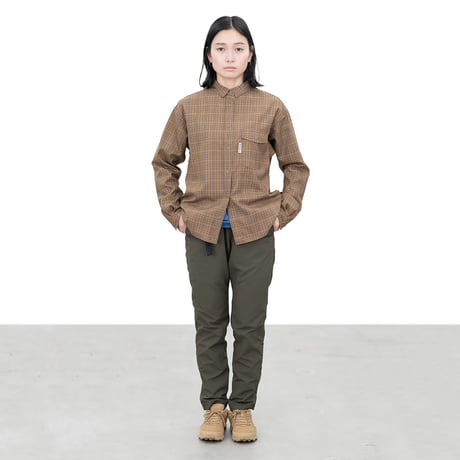 RIDGE MOUNTAIN GEAR | Merino Basic Long Sleeve Shirt "Plaid"