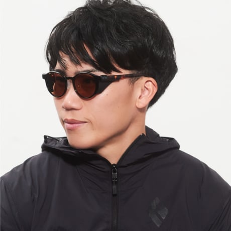 Niho | ラウンド BLACK DEMI×LIGHT BROWN (NH-102 COL.1)
