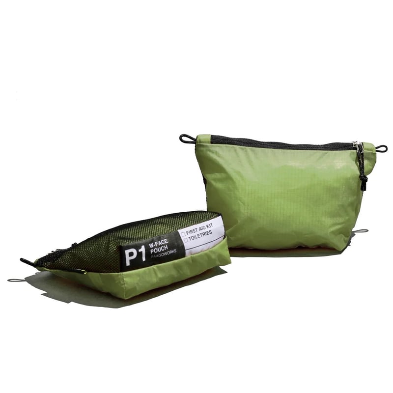 PAAGO WORKS | W-FACE POUCH | 山道具と喫茶 Eightdoor
