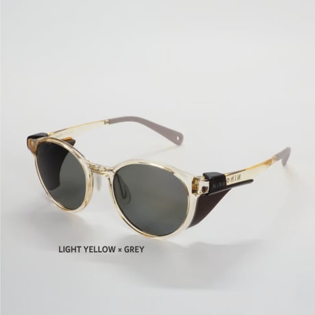 Niho | ラウンド LIGHT YELLOW×GRAY (NH-102 COL.2)