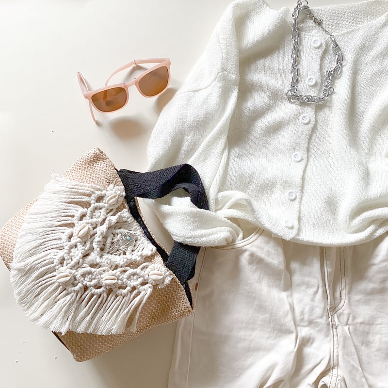 マクラメハンドバッグ | nahono