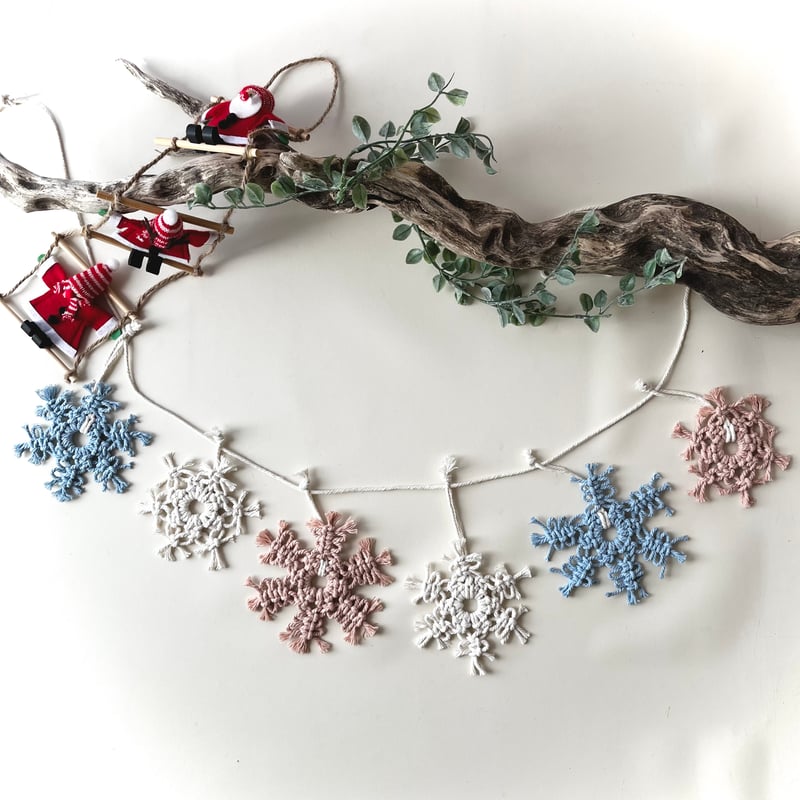 雪の結晶オーナメント | nahono