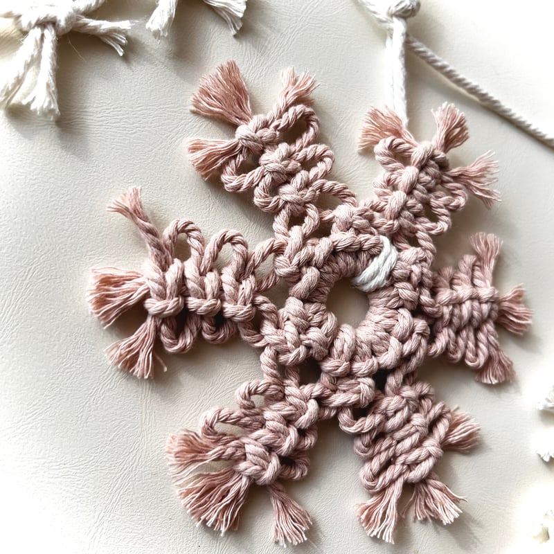 雪の結晶オーナメント | nahono