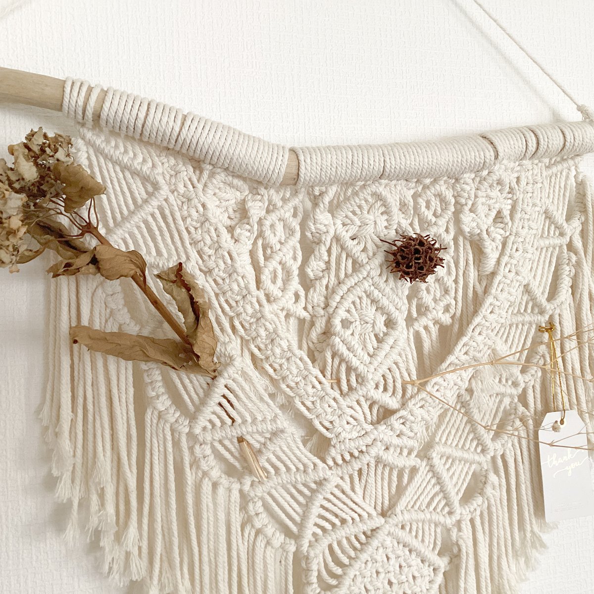 マクラメ特大タペストリー | nahono