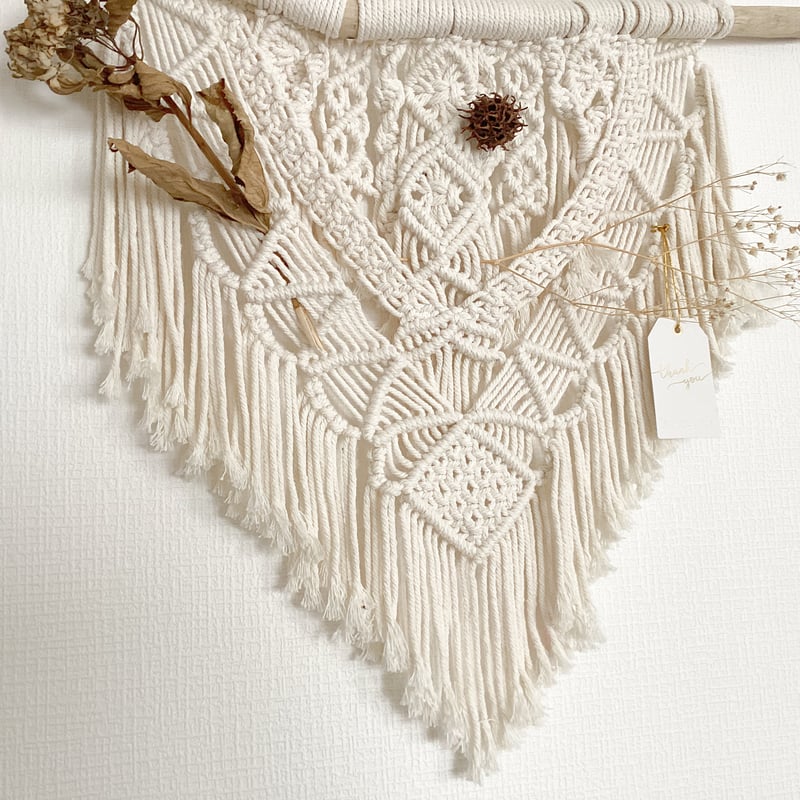 マクラメ特大タペストリー | nahono