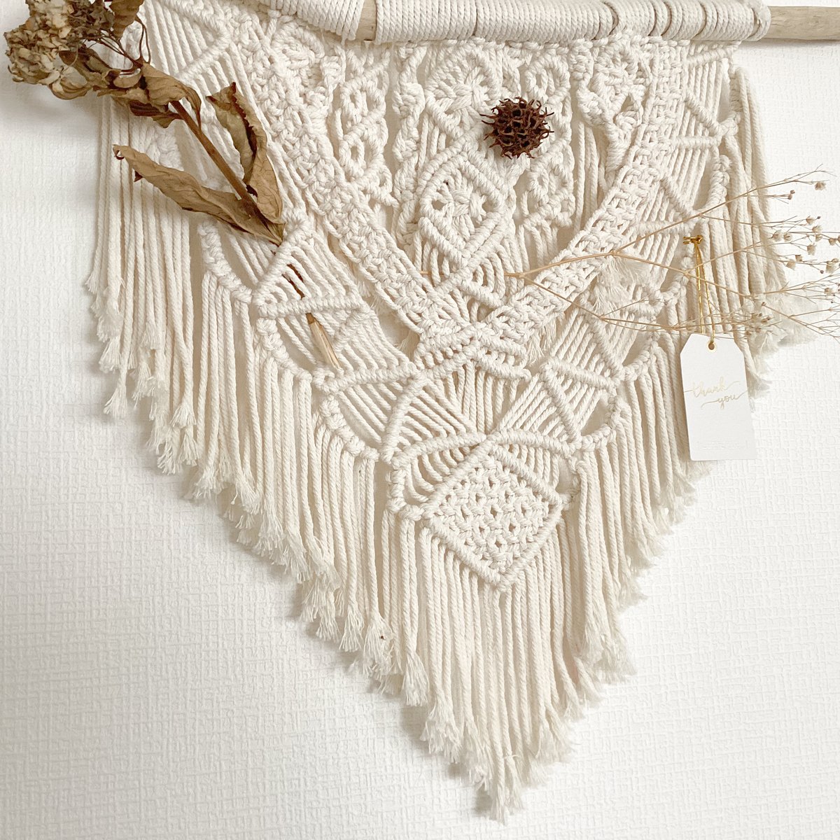 特大サイズ　マクラメタペストリー マクラメ特大タペストリー | nahono