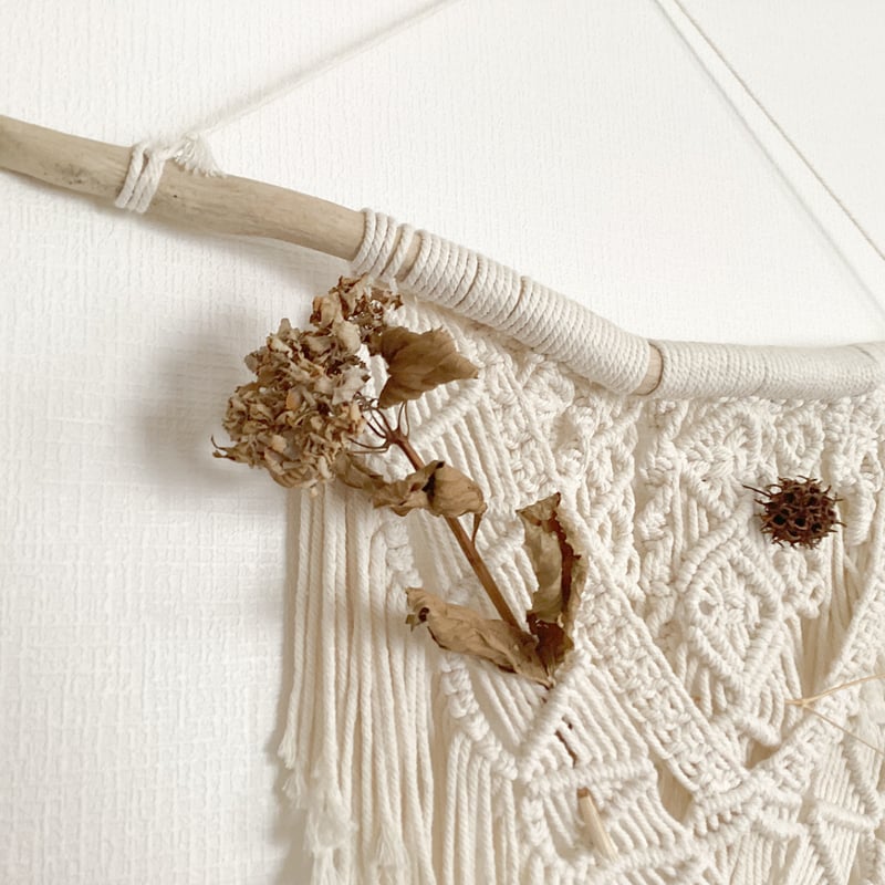 マクラメ特大タペストリー | nahono