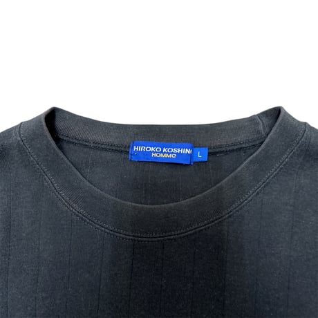 Koshino Hiroko Homme Stripe S/S Tee Black