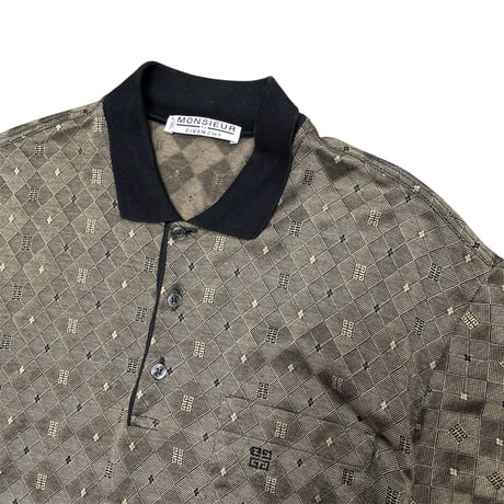 Givenchy Monsieur Monogram Logo Polo Shirt