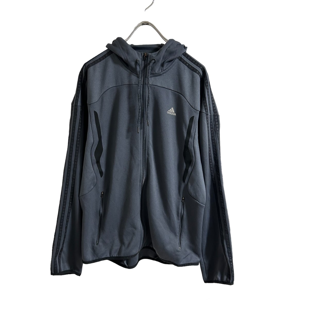 adidas Climalite Zipup Hoodie Gray | ae