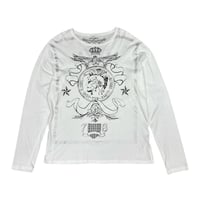 DIESEL Emblem Graphic Print L/S Tee