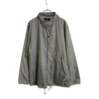 Cabane de Zucca Nylon Zipup Jacket 小紋柄