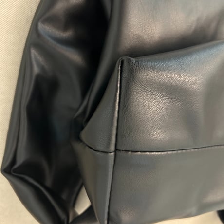 y/m フェイクレザー トートバッグ ショルダーバッグ