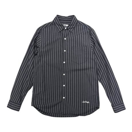 GOODENOUGH Back Logo Print Stripe L/S Shirt